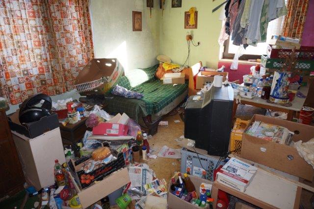 Entrümpelung Wohnung: Wohnraum vorher